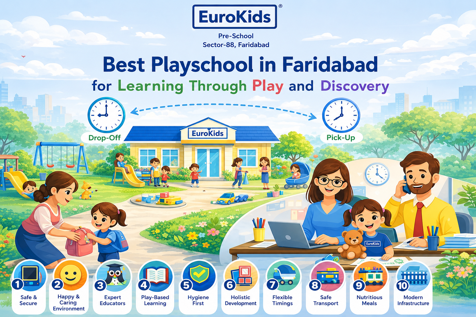 Best Playschool in Faridabad for Learning Through Play