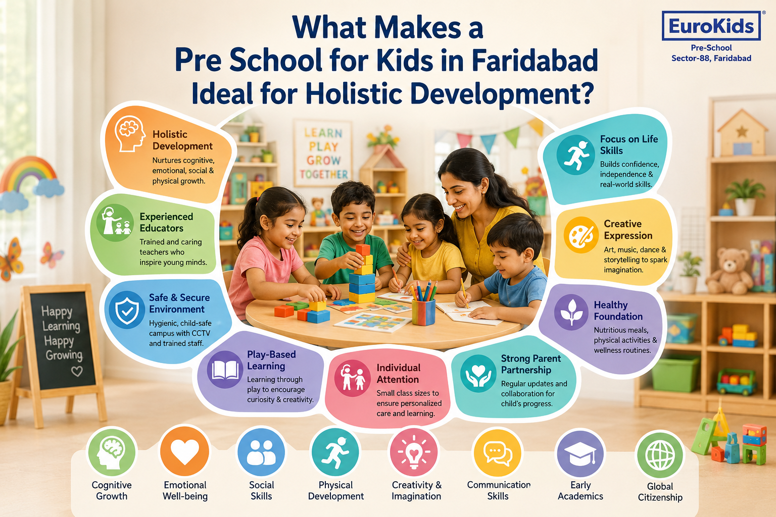 What Makes a Pre School for Kids in Faridabad Ideal for Holistic Development?
