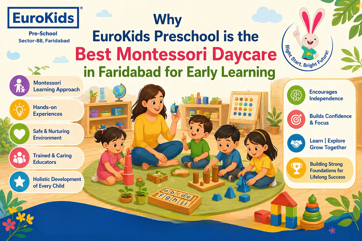 eurokids sector 88 daycare in faridabad